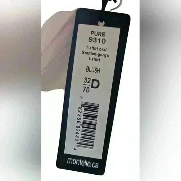 Montelle Pure 9310 Bra 32D Blush - Picture 5 of 6